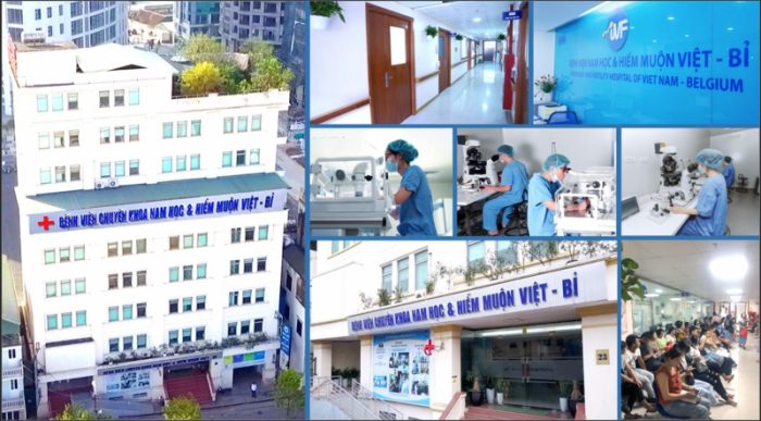 phòng khám nam khoa uy tín tại Hà Nội - Bệnh viện nam học hiếm muộn Việt Bỉ