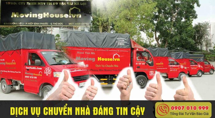 chuyển nhà uy tín Thủ Dầu Một - Taxi Tải Xá Lợi-Moving House (Nguồn: Taxi Tải Xá Lợi-Moving House)