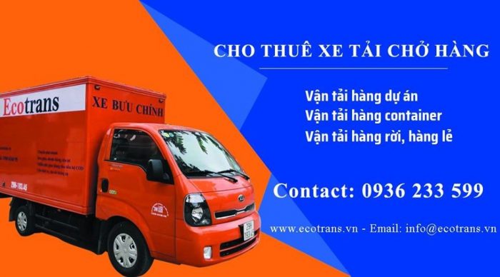 Thuê xe tải chở hàng Hà Nội - nguồn: Công ty chuyển phát nhanh Ecotrans