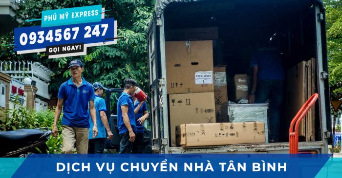 Dịch vụ chuyển nhà quận Tân Bình - nguồn: công ty Phú Mỹ Express