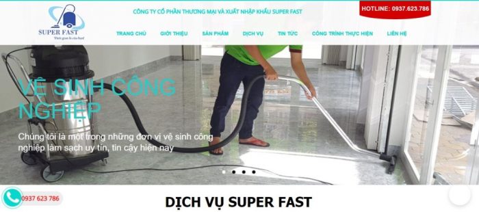 Vệ sinh công nghiệp Đà Nẵng - nguồn: Công ty Super Fast