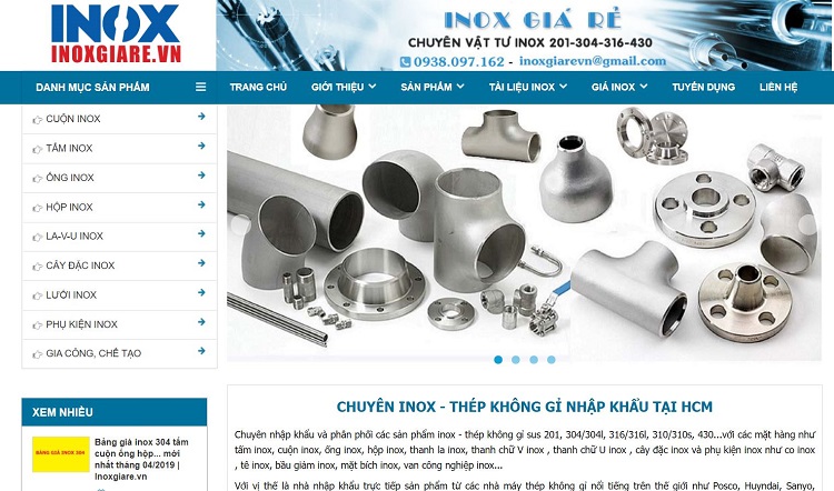 Cửa hàng bán inox tại TPHCM - Công ty Inox Giá rẻ  | Nguồn: Công ty Inox Giá rẻ