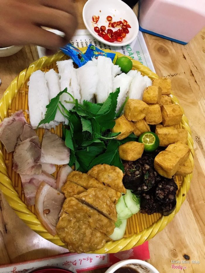 Bún đậu Hoàng Anh - quán bún đậu mắm tôm quận Tân Bình | Nguồn: internet