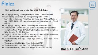 bác sĩ chuyên khoa tiết niệu TPHCM -ThS.BS Lê Anh Tuấn