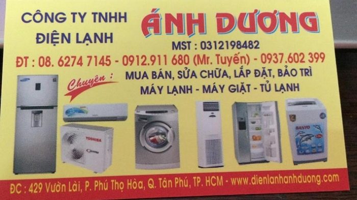 Điện Lạnh Ánh Dương- vệ sinh máy giặt tại nhà TPHCM | Nguồn: dienlanhanhduong.net