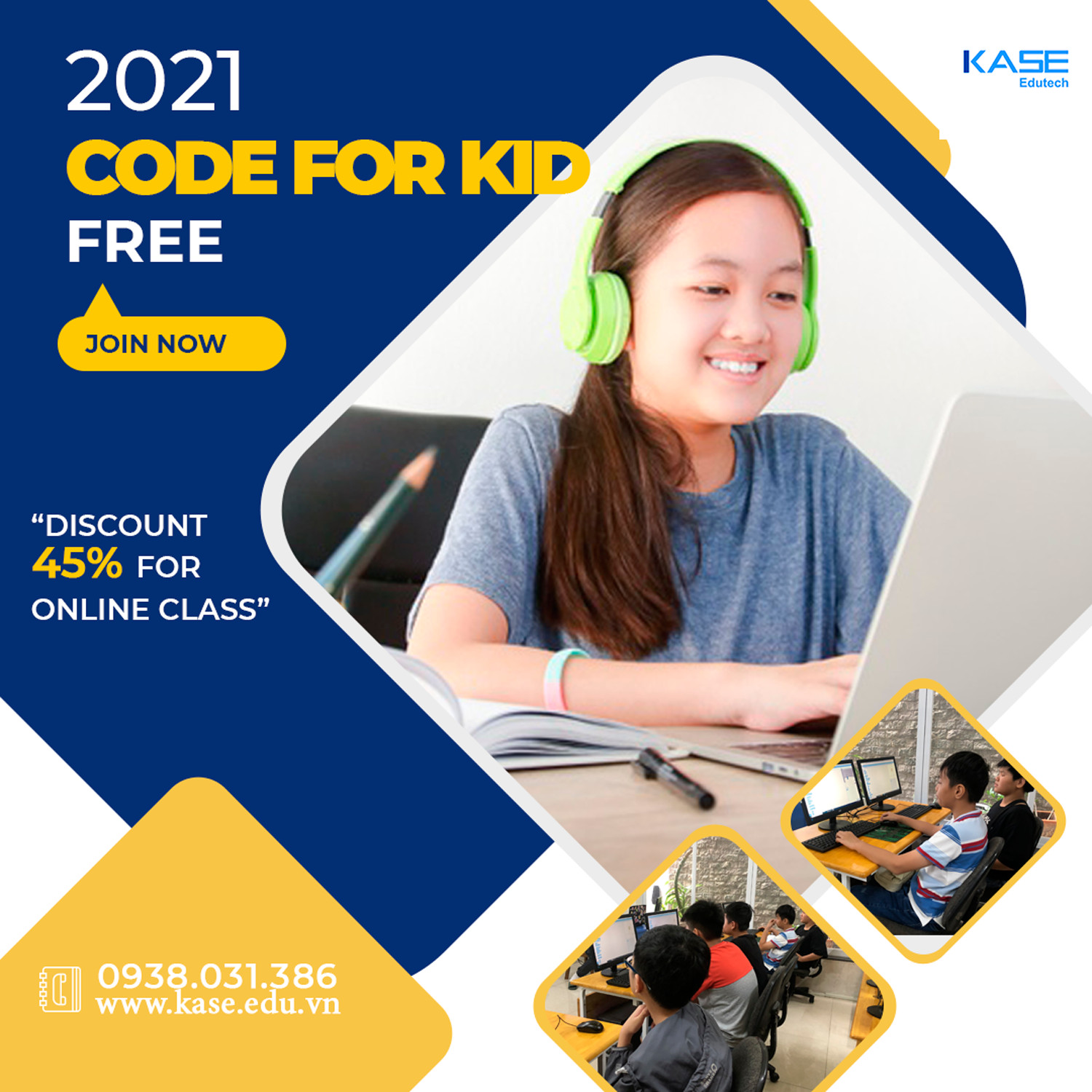 Đào tạo lập trình cho trẻ em TPHCM - KASE | Nguồn: KASE