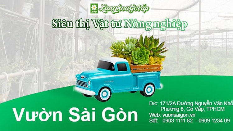 Vườn Sài Gòn - Cửa hàng vật tư nông nghiệp Gò Vấp | Nguồn: Vườn Sài Gòn