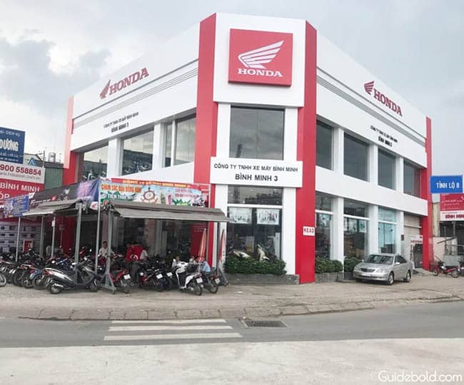 Cửa hàng xe máy honda TPHCM - Bình Minh | Nguồn: Bình Minh 
