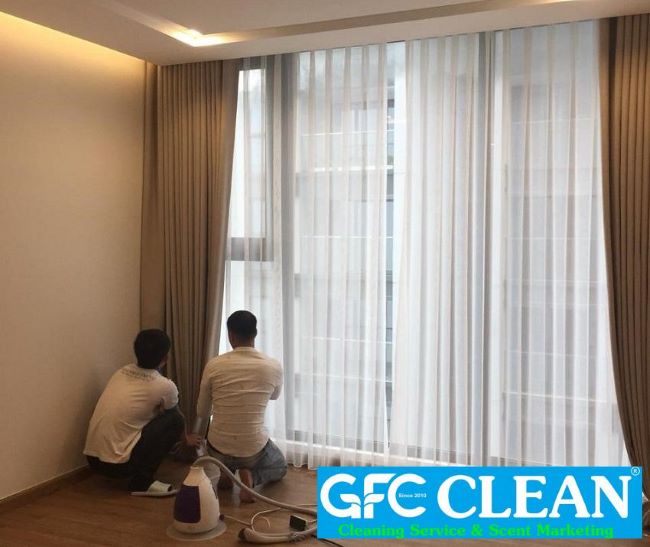 Công ty GFC CLEAN cung cấp dịch vụ giặt rèm tại nhà sử dụng máy móc thiết bị hiện đại | Nguồn: GFC CLEAN