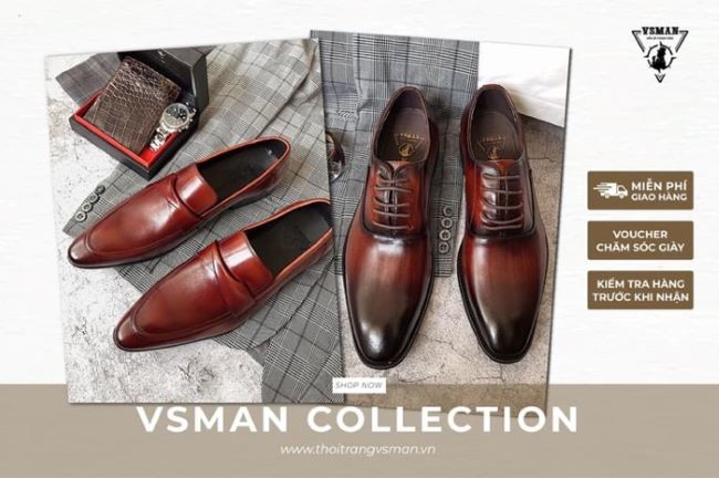 VSMAN được biết đến với những đôi giày được chế tác tinh xảo và chất liệu chính hãng | Nguồn: VSMAN