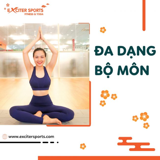 Excited Sports Fitness & Yoga được biết đến với các lớp học yoga chất lượng cao, được giảng dạy bởi đội ngũ chuyên gia trong lĩnh vực | Nguồn: Exciter Sports Fitness & Yoga