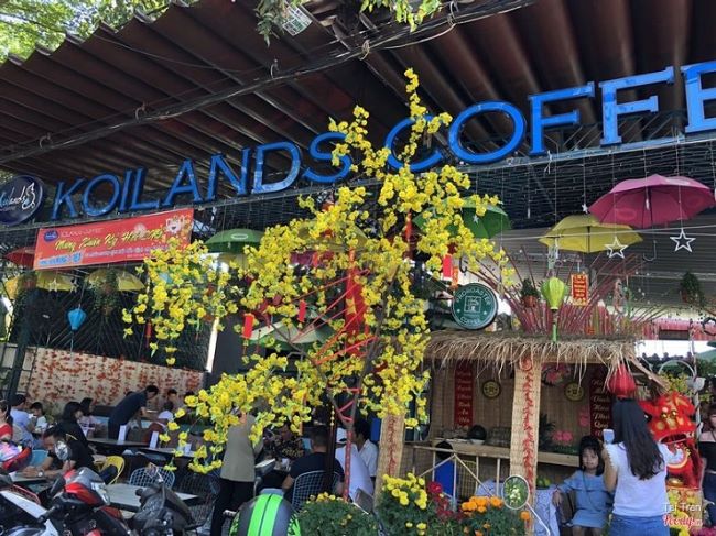 Ghé thăm quán cà phê koi Thủ Đức Koi Lands Coffee sẽ giúp bạn giảm bớt căng thẳng vì không gian rất rộng và thoáng | Nguồn: Koi Lands Coffee