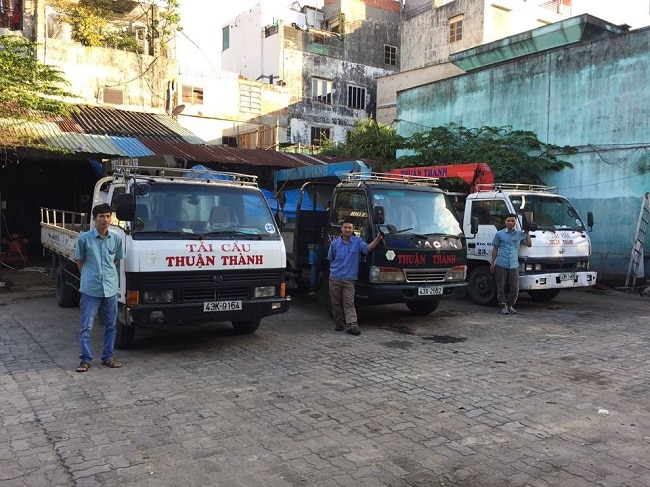 Nhiều khách hàng đã tin tưởng vào Thuận Thành khi họ muốn chuyển kho xưởng ở Đà Nẵng | Nguồn: Taxi tải Thuận Thành