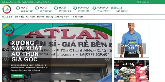 Công ty may áo thun đồng phục Atlan tự tin là một trong các nhà cung cấp áo thun lớn nhất Việt Nam | Nguồn: Công ty may đồng phục Atlan