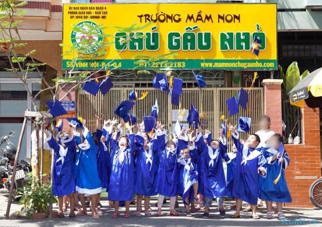 Trường Mầm non Chú Gấu Nhỏ theo chương trình khuyến nghị của Bộ Giáo dục và Đào tạo, rất lý tưởng cho học sinh Việt Nam | Nguồn: Trường Mầm non Chú Gấu Nhỏ