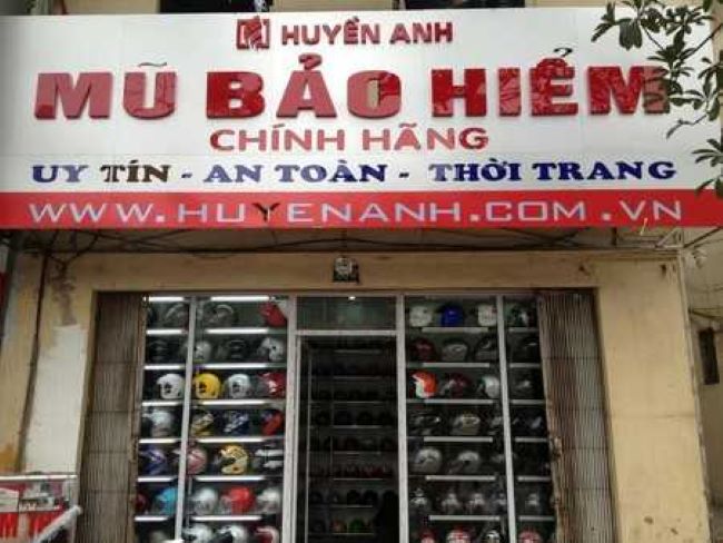 Huyền Anh là nhà phân phối chính hãng của hơn 18 thương hiệu mũ bảo hiểm Hà Nội | Nguồn: Mũ bảo hiểm Huyền Anh 