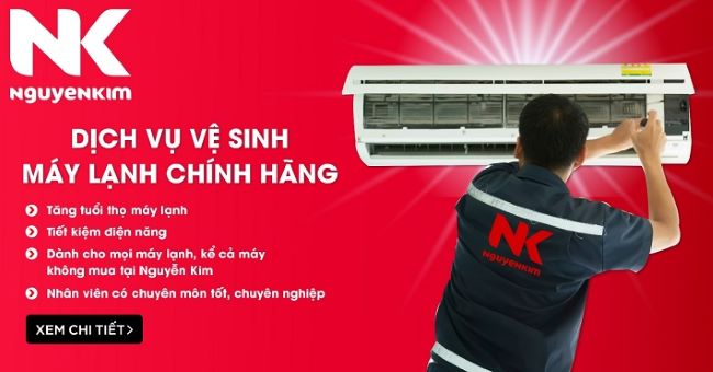 Sau khi nhân viên xác nhận thành công, kỹ thuật viên của Nguyễn Kim sẽ đến tận nơi ở của khách hàng trong vòng 24h để vệ sinh máy lạnh | Nguồn: Nguyễn Kim