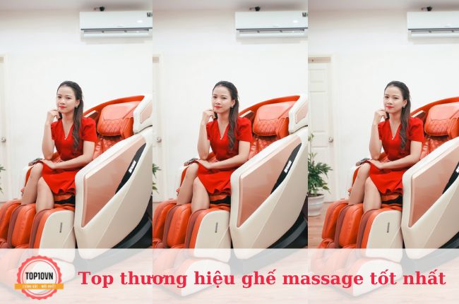 Top 10 thương hiệu ghế massage tốt nhất hiện nay